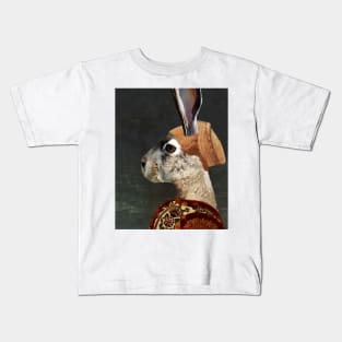 Medieval Bunny Lady Kids T-Shirt